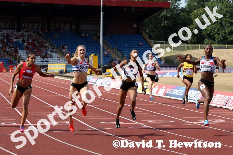Womens 200 metres, Muller British Championships, Alexander Stadium, Birmingham. Photo: David T. Hewitson/Sports for All Pics
